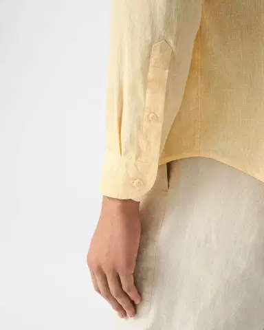 Eton Men's Solid Linen Button-Down Shirt | Thumbnail 5
