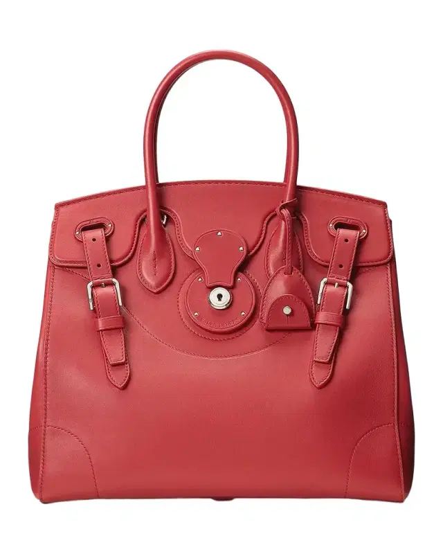 Ralph Lauren Collection Ricky 33 Leather Top Handle Bag