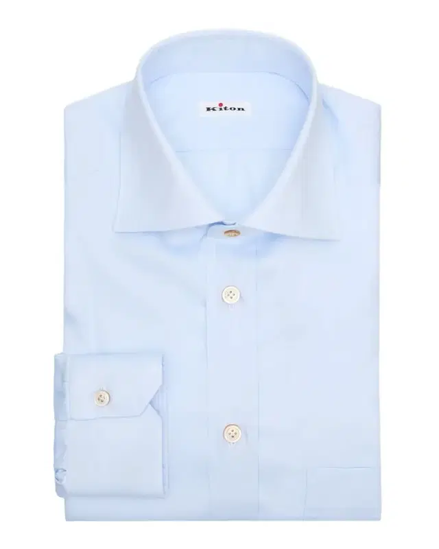Kiton Men 's Cotton Chest-Pocket Dress Shirt