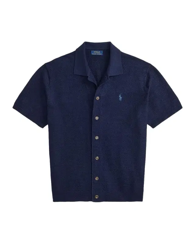 Men 's Cotton-Linen Short-Sleeve Cardigan