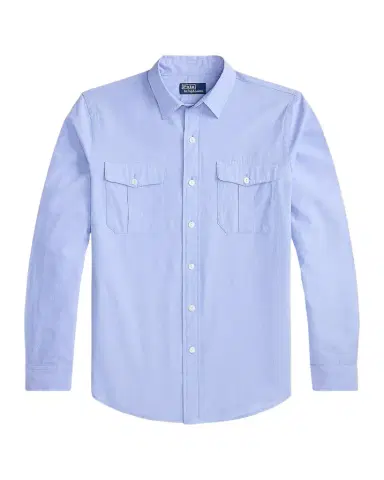 Polo Ralph Lauren Men's Classic Fit End-On-End Workshirt | Thumbnail 1 Polo Ralph Lauren Men's Classic Fit End-On-End Workshirt | Thumbnail 1