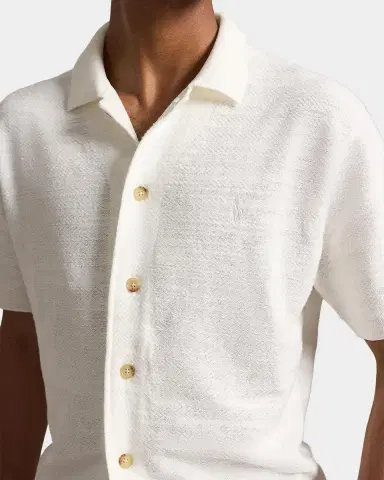 Polo Ralph Lauren Men's Cotton-Linen Short-Sleeve Cardigan | Thumbnail 5