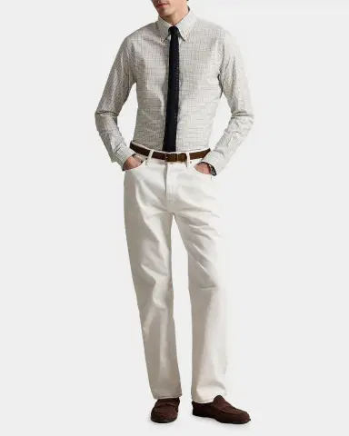 Polo Ralph Lauren Men's Classic Fit Tattersall Twill Sport Shirt | Thumbnail 2