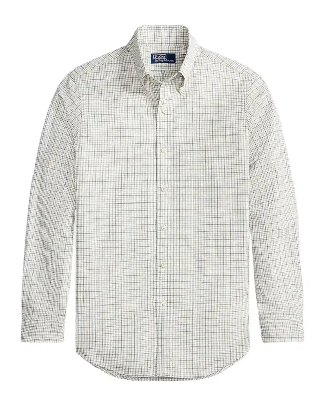 Polo Ralph Lauren Men 's Classic Fit Tattersall Twill Sport Shirt
