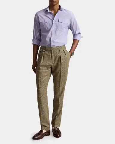 Polo Ralph Lauren Men's Classic Fit End-On-End Workshirt | Thumbnail 2 Polo Ralph Lauren Men's Classic Fit End-On-End Workshirt | Thumbnail 2