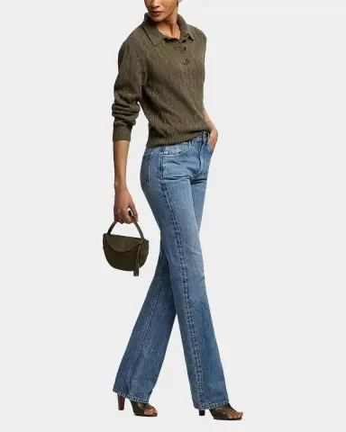 Ralph Lauren Collection Mini Suede Crossbody Bag | Thumbnail 5