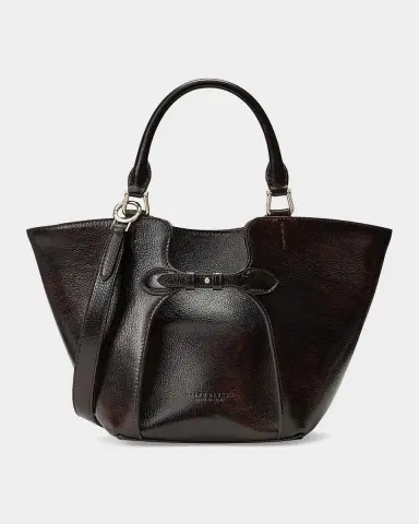 Ralph Lauren Collection The Ralph Mini Belted Leather Tote Bag | Thumbnail 3 Ralph Lauren Collection The Ralph Mini Belted Leather Tote Bag | Thumbnail 3