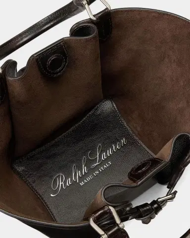 Ralph Lauren Collection The Ralph Mini Belted Leather Tote Bag | Thumbnail 4 Ralph Lauren Collection The Ralph Mini Belted Leather Tote Bag | Thumbnail 4