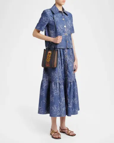 Etro Arnica Extra-Small Paisley Top Handle Bag | Thumbnail 5