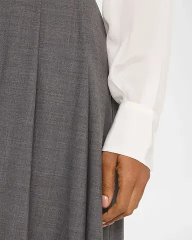 Brunello Cucinelli Virgin Wool A-Line Midi Skirt | Thumbnail 5 Brunello Cucinelli Virgin Wool A-Line Midi Skirt | Thumbnail 5