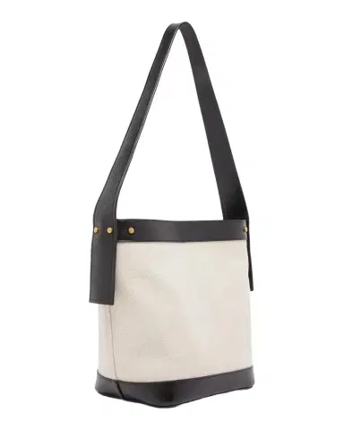 Versace La Vacanza Medusa Cotton-Blend Bucket Bag | Thumbnail 1 Versace La Vacanza Medusa Cotton-Blend Bucket Bag | Thumbnail 1