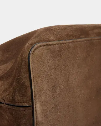 Versace Medium Suede Shoulder Bag | Thumbnail 5 Versace Medium Suede Shoulder Bag | Thumbnail 5