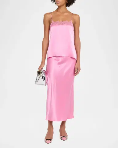 Sablyn Miranda Silk Midi Skirt | Thumbnail 2