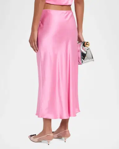 Sablyn Miranda Silk Midi Skirt | Thumbnail 3