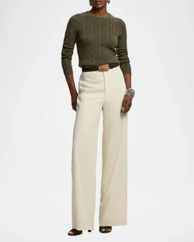Ralph Lauren Collection Cable-Knit Cashmere Sweater | Thumbnail 2 Ralph Lauren Collection Cable-Knit Cashmere Sweater | Thumbnail 2