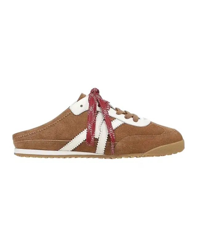 Veronica Beard Nicoline Mixed Leather Sneaker Mules