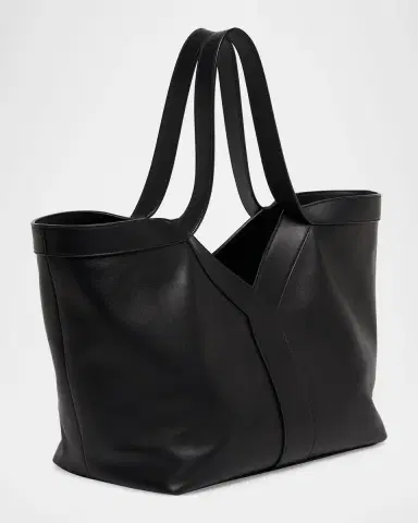 Saint Laurent Y Small Tote Bag in Leather | Thumbnail 3 Saint Laurent Y Small Tote Bag in Leather | Thumbnail 3