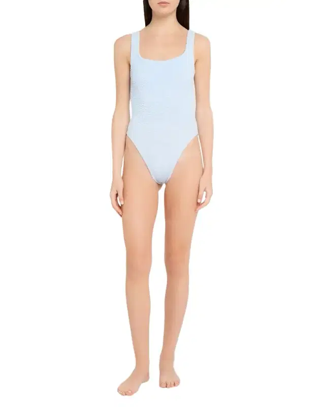 Square-Neck One-Piece Swimsuit