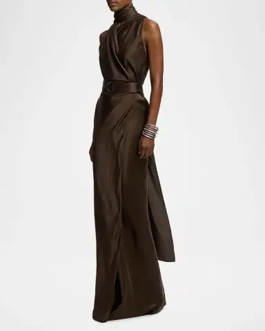 Ralph Lauren Collection Rynn Washed Duchesse Evening Dress | Thumbnail 7 Ralph Lauren Collection Rynn Washed Duchesse Evening Dress | Thumbnail 7