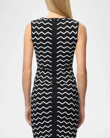 Hervé Léger The Giana Chevron Knit Top | Thumbnail 2 Hervé Léger The Giana Chevron Knit Top | Thumbnail 2