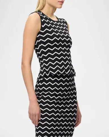 Hervé Léger The Giana Chevron Knit Top | Thumbnail 3 Hervé Léger The Giana Chevron Knit Top | Thumbnail 3