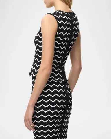 Hervé Léger The Giana Chevron Knit Top | Thumbnail 5 Hervé Léger The Giana Chevron Knit Top | Thumbnail 5