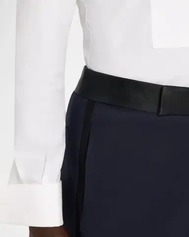 Giorgio Armani Men's Soft Woven Satin-Trim Single-Breasted Suit | Thumbnail 10 Giorgio Armani Men's Soft Woven Satin-Trim Single-Breasted Suit | Thumbnail 10
