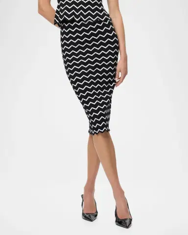 Hervé Léger The Giana Chevron Knit Skirt | Thumbnail 5 Hervé Léger The Giana Chevron Knit Skirt | Thumbnail 5