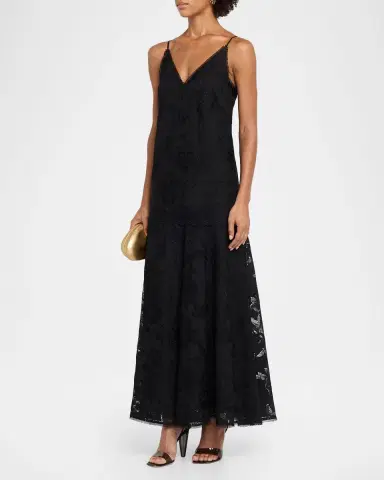 Kobi Halperin Robbie Embroidered Lace-Trim Maxi Dress | Thumbnail 4 Kobi Halperin Robbie Embroidered Lace-Trim Maxi Dress | Thumbnail 4