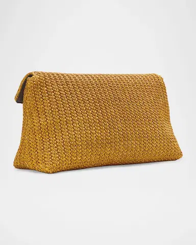 Veronica Beard Anchor Raffia Clutch | Thumbnail 3 Veronica Beard Anchor Raffia Clutch | Thumbnail 3