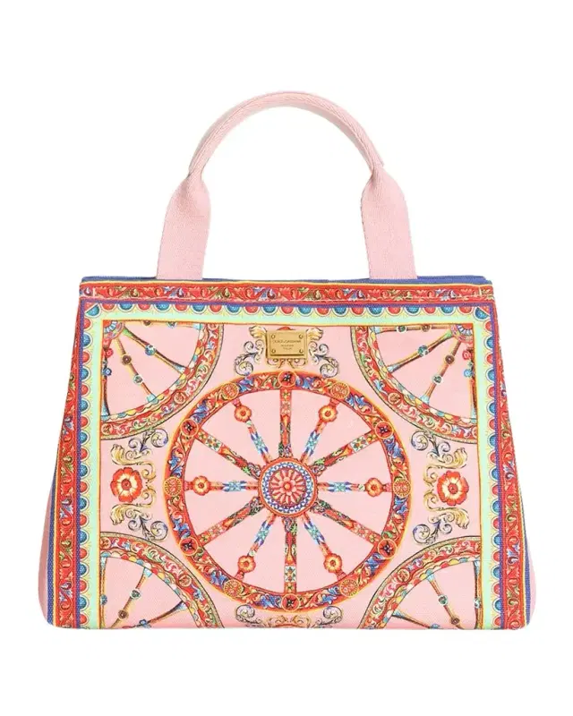 Dolce & Gabbana Kid 's Carretto-Print Tote Bag