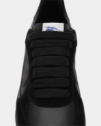 Burberry Men's Check Leather Low-Top Sneakers | Thumbnail 2 Burberry Men's Check Leather Low-Top Sneakers | Thumbnail 2