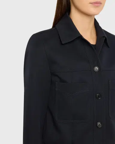 Nili Lotan Susannah Virgin Wool Cropped Jacket | Thumbnail 4