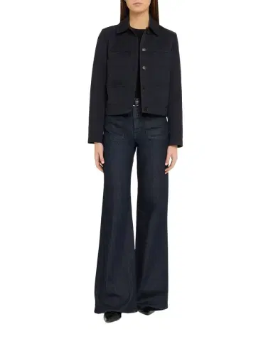 Nili Lotan Susannah Virgin Wool Cropped Jacket | Thumbnail 1