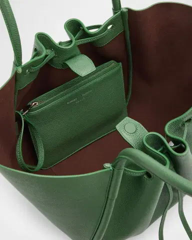 Proenza Schouler Large Ruched Leather Tote Bag | Thumbnail 3 Proenza Schouler Large Ruched Leather Tote Bag | Thumbnail 3