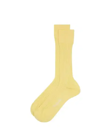 Pantherella Men 's Danvers Ribbed Cotton Mid-Calf Socks | Thumbnail 1