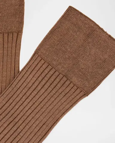 Pantherella Men 's Danvers Ribbed Cotton Mid-Calf Socks | Thumbnail 2