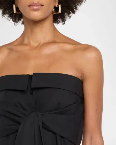 GIUSEPPE DI MORABITO Strapless Tie-Waist Shirt | Thumbnail 5