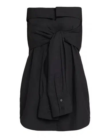GIUSEPPE DI MORABITO Strapless Tie-Waist Shirt | Thumbnail 1