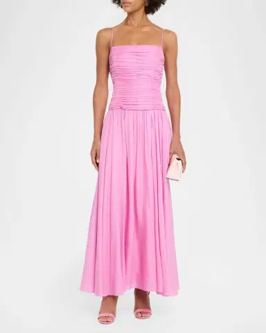 Kobi Halperin Jordyn Linen-Blend Maxi Dress | Thumbnail 4 Kobi Halperin Jordyn Linen-Blend Maxi Dress | Thumbnail 4
