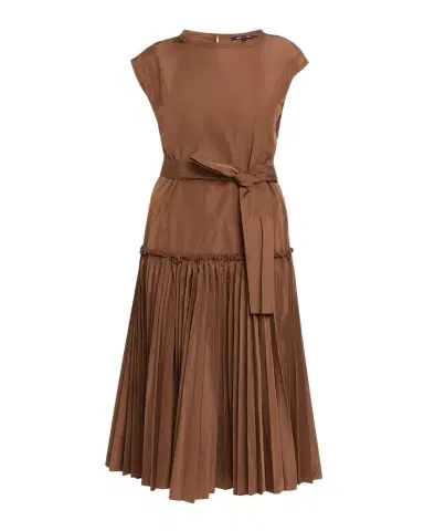 Kobi Halperin Logan Pleated Drop-Waist Midi Dress | Thumbnail 1