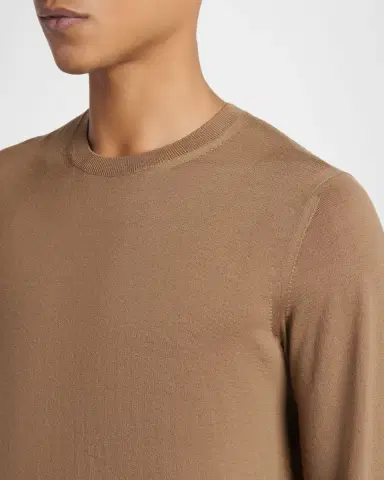 Tom Ford Men's Lyocell and Cotton Long-Sleeve T-Shirt | Thumbnail 4 Tom Ford Men's Lyocell and Cotton Long-Sleeve T-Shirt | Thumbnail 4