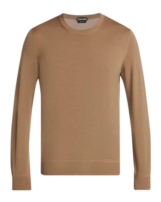 TOM FORD Men 's Lyocell and Cotton Long-Sleeve T-Shirt
