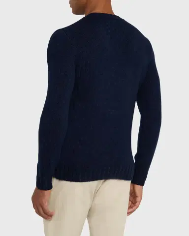 Ralph Lauren Purple Label Men's American Flag Cashmere Pullover Sweater | Thumbnail 3 Ralph Lauren Purple Label Men's American Flag Cashmere Pullover Sweater | Thumbnail 3