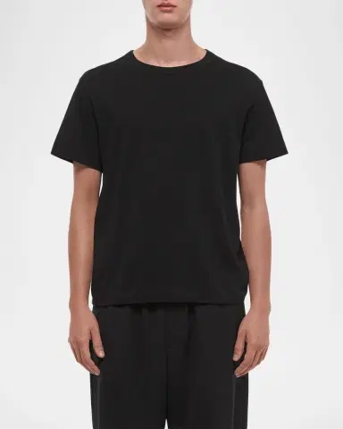 Helmut Lang Men's Wardrobe Solid Cotton Crewneck T-Shirt | Thumbnail 4 Helmut Lang Men's Wardrobe Solid Cotton Crewneck T-Shirt | Thumbnail 4