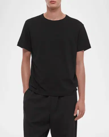 Helmut Lang Men's Wardrobe Solid Cotton Crewneck T-Shirt | Thumbnail 6 Helmut Lang Men's Wardrobe Solid Cotton Crewneck T-Shirt | Thumbnail 6