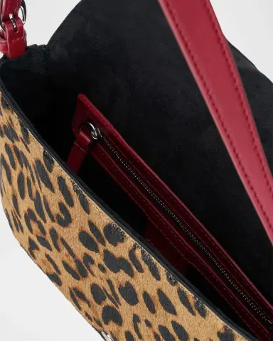Staud Harlow Printed Calf Hair Shoulder Bag | Thumbnail 3 Staud Harlow Printed Calf Hair Shoulder Bag | Thumbnail 3