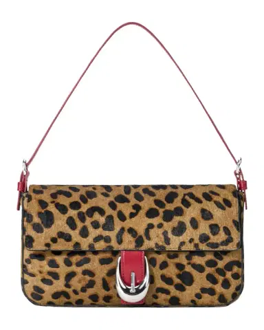 Staud Harlow Printed Calf Hair Shoulder Bag | Thumbnail 1 Staud Harlow Printed Calf Hair Shoulder Bag | Thumbnail 1
