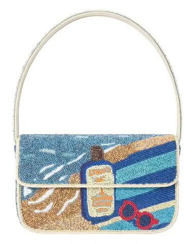 Staud Tommy Beaded Shoulder Bag | Thumbnail 1 Staud Tommy Beaded Shoulder Bag | Thumbnail 1