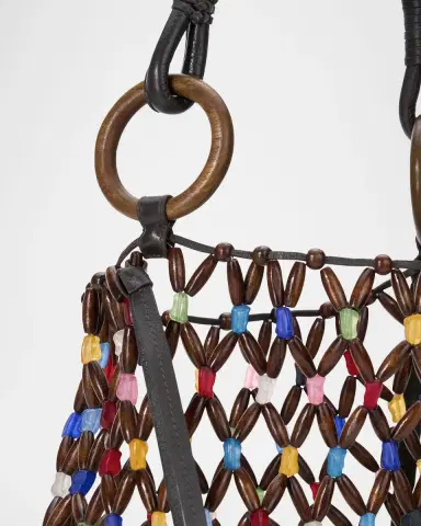 Staud Del Mar Beaded Bucket Bag | Thumbnail 4 Staud Del Mar Beaded Bucket Bag | Thumbnail 4